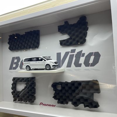 2.5mm automobile vibration reduction pad/glossy rhombus aluminum foil / Car Sound Deadening Mat